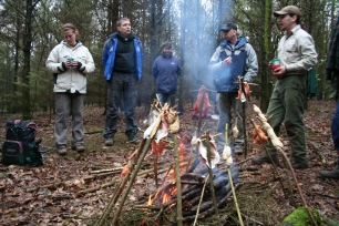 Wilderness survival skills course