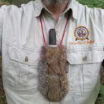 The finished sheath at home in the woods
