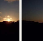 Sunrise throughout the year