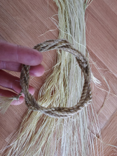 A fantastic finished cordage material